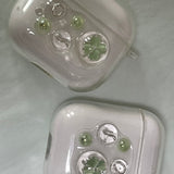 Handcrafted Clover dream resin Airpods Case