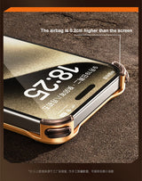 Frameless Metal Track Bumper iPhone Case