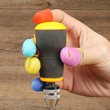 5-Pack Silicone Thimbles for DIY Crafts and Sewing