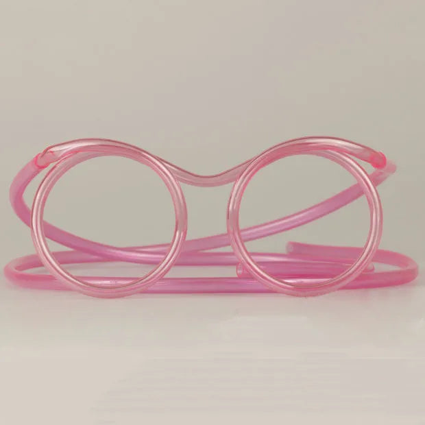 Funny Soft Glasses Straw - Party Conversation Starter with a Twist