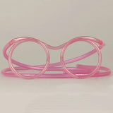Funny Soft Glasses Straw - Party Conversation Starter with a Twist