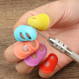 5-Pack Silicone Thimbles for DIY Crafts and Sewing