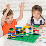 32x32 16x16 Creative Building Blocks Set for Children - Plastic Assembly Baseplates with Figures