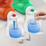 Laundry Detergent Holder Set for Clean and Organized Laundry Rooms