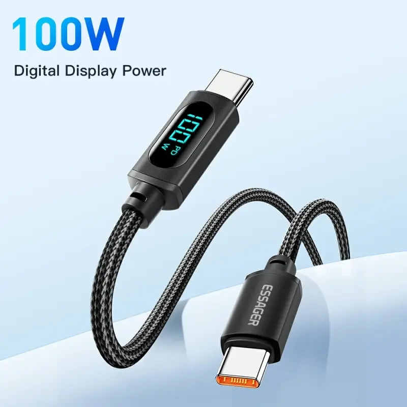 Universal Fast Charging Type C Cable with LED Indicator