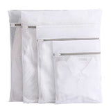 White Mesh Laundry Bag for Delicate Garments Organizing and Protection