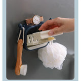 Durable Plastic Soap Dish with Easy-Clean Removable Design for Kitchen, Bathroom and Shower Use