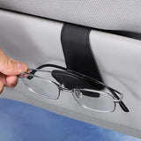 Car Interior Magnetic Glasses Holder with Leather Clip