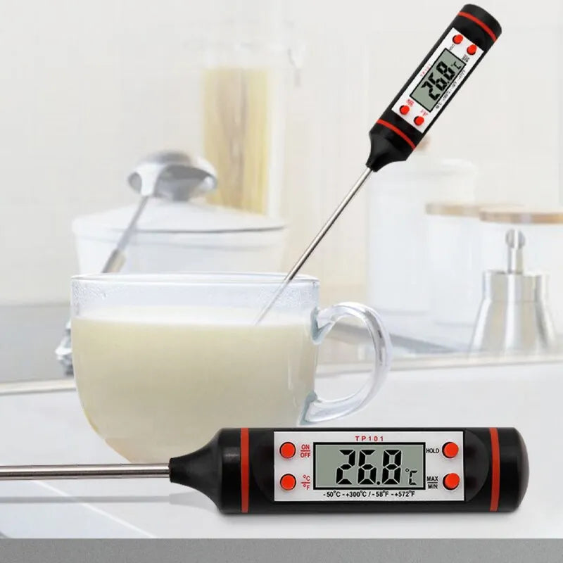Kitchen Cooking Digital Thermometer Probe Liquid Grill Temperature Tool