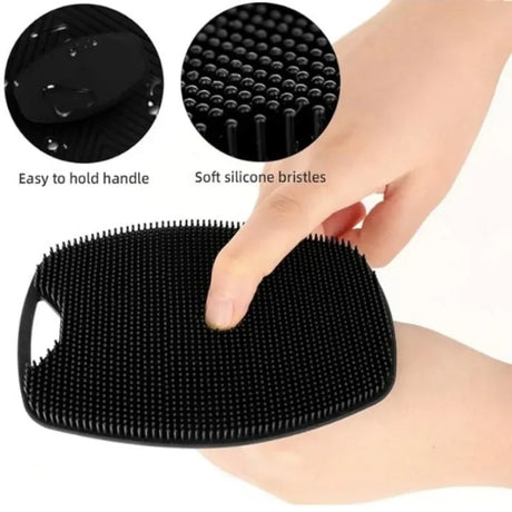Silicone Exfoliating Body Brush for Gentle Shower Massage and Cleansing