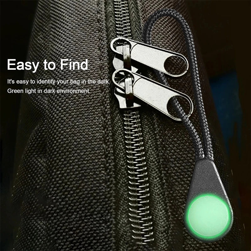 Glow-in-the-Dark Luminous Zipper Pullers for Outdoor Gear