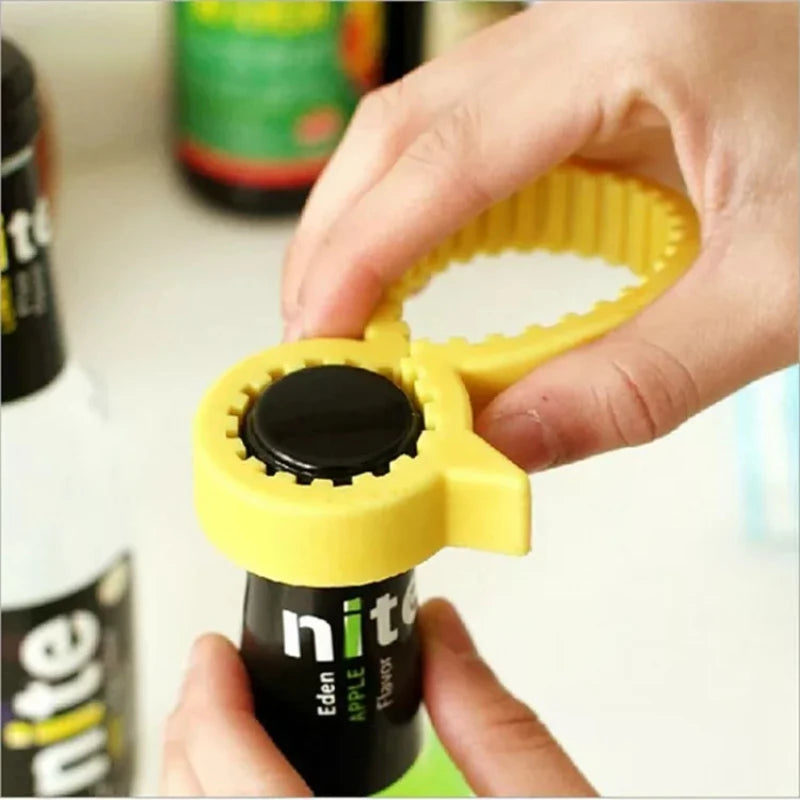 Playful Yellow Duck Multi-Tasking Silicone Bottle Opener