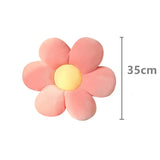 35cm Colorful Flowers Plush Cushion Stuffed Toy for Girls and Babies Home Decor