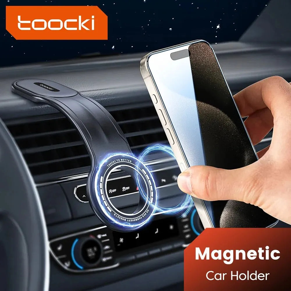 Magnetic Holder Car Phone Stand for iPhone 15, 14, 13