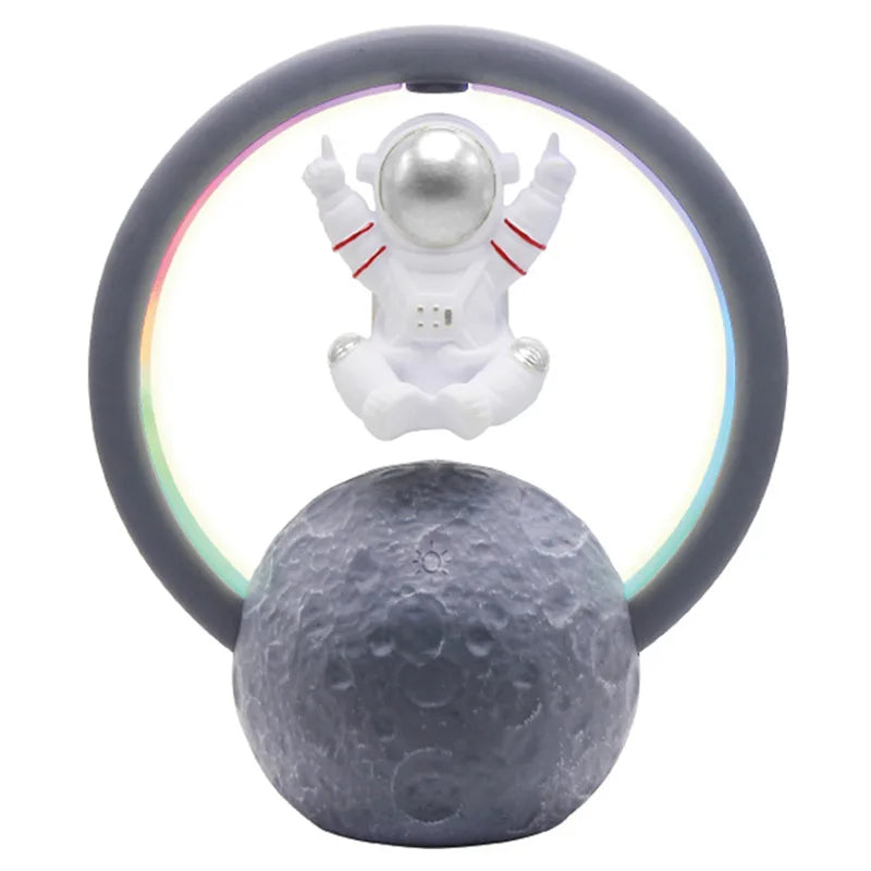 Astronaut-Themed Magnetic Levitation Bluetooth Speaker with 3D Surround Sound