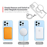 Enhanced Magnetic Phone Ring Holder for iPhone 12-15 Pro/Pro Max - Premium Zinc Alloy with Powerful Magnets