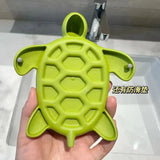 Turtle Soap Box Drain Soap Holder - Sustainable Bathroom Organizer