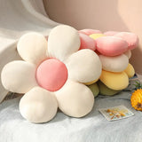 35cm Colorful Flowers Plush Cushion Stuffed Toy for Girls and Babies Home Decor