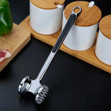 Double-Sided Zinc Alloy Meat Hammer for Tenderizing Meat