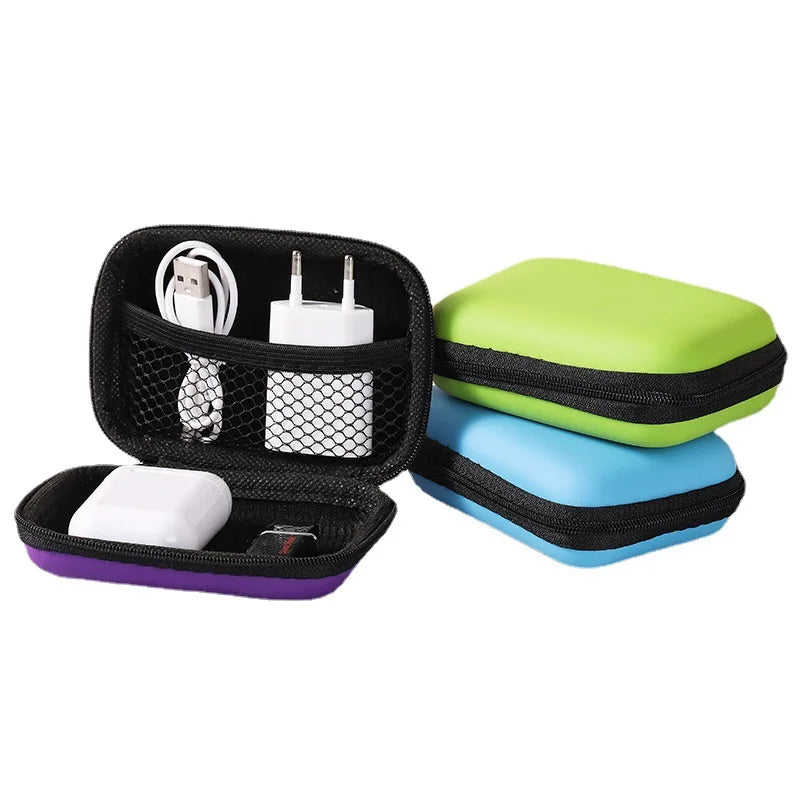 Portable Electronic Accessories Organizer Bag - Compact Travel Storage Solution