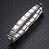 Trendy 9mm Stainless Steel Charm Bracelet for Unisex Daily Wear