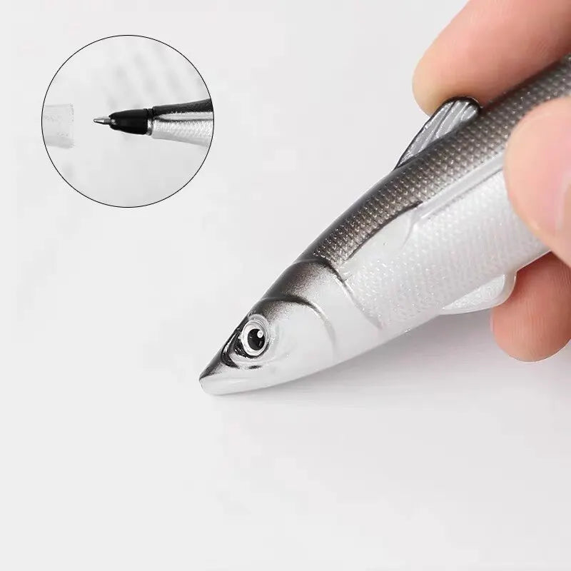 Oceanic Fish Ballpoint Pen Set: Creative Sea Creature Stationery Kit