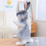 Realistic Plush Rabbit: Multifunctional Lifelike Bunny Toy & Photo Prop