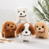 Realistic Interactive Plush Smart Dog Toy - Perfect Christmas Gift for Kids