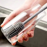 Silicone Kitchen Cleaning Brush with Long Handle
