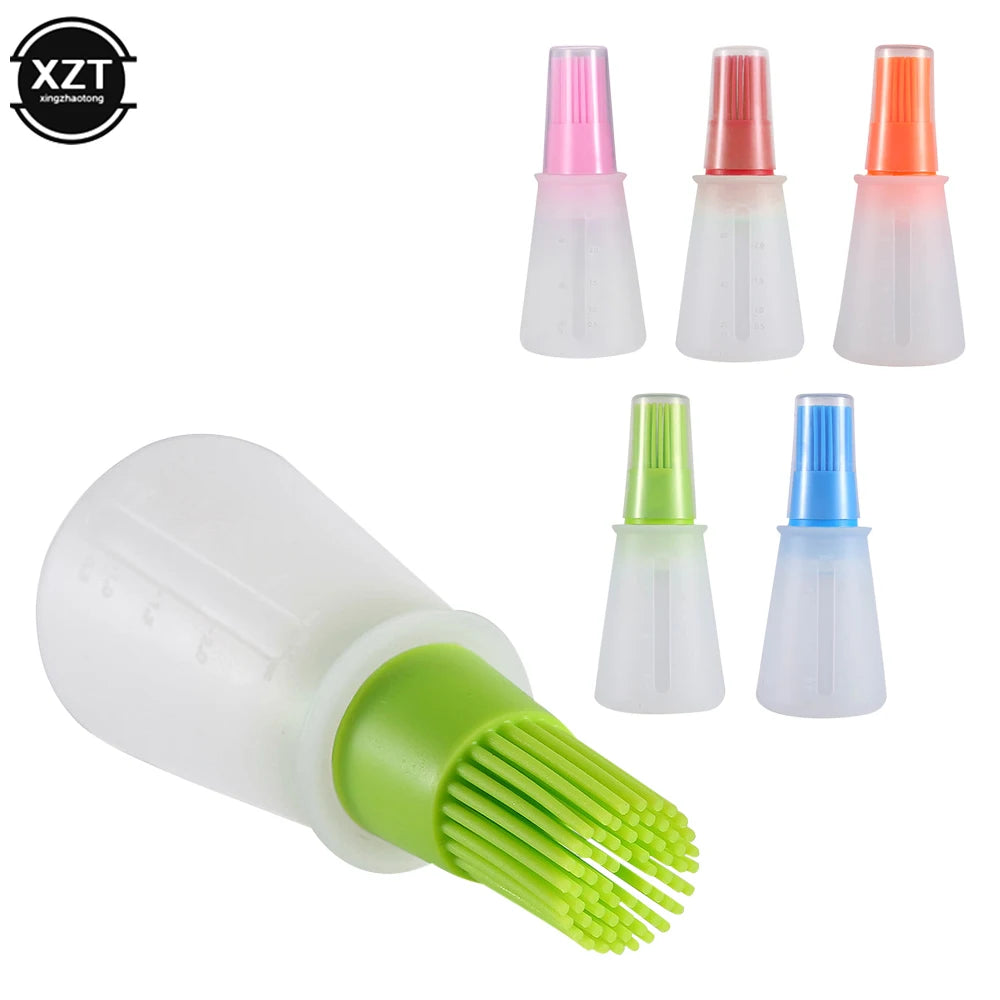 Oil Bottle with Silicone Brush
