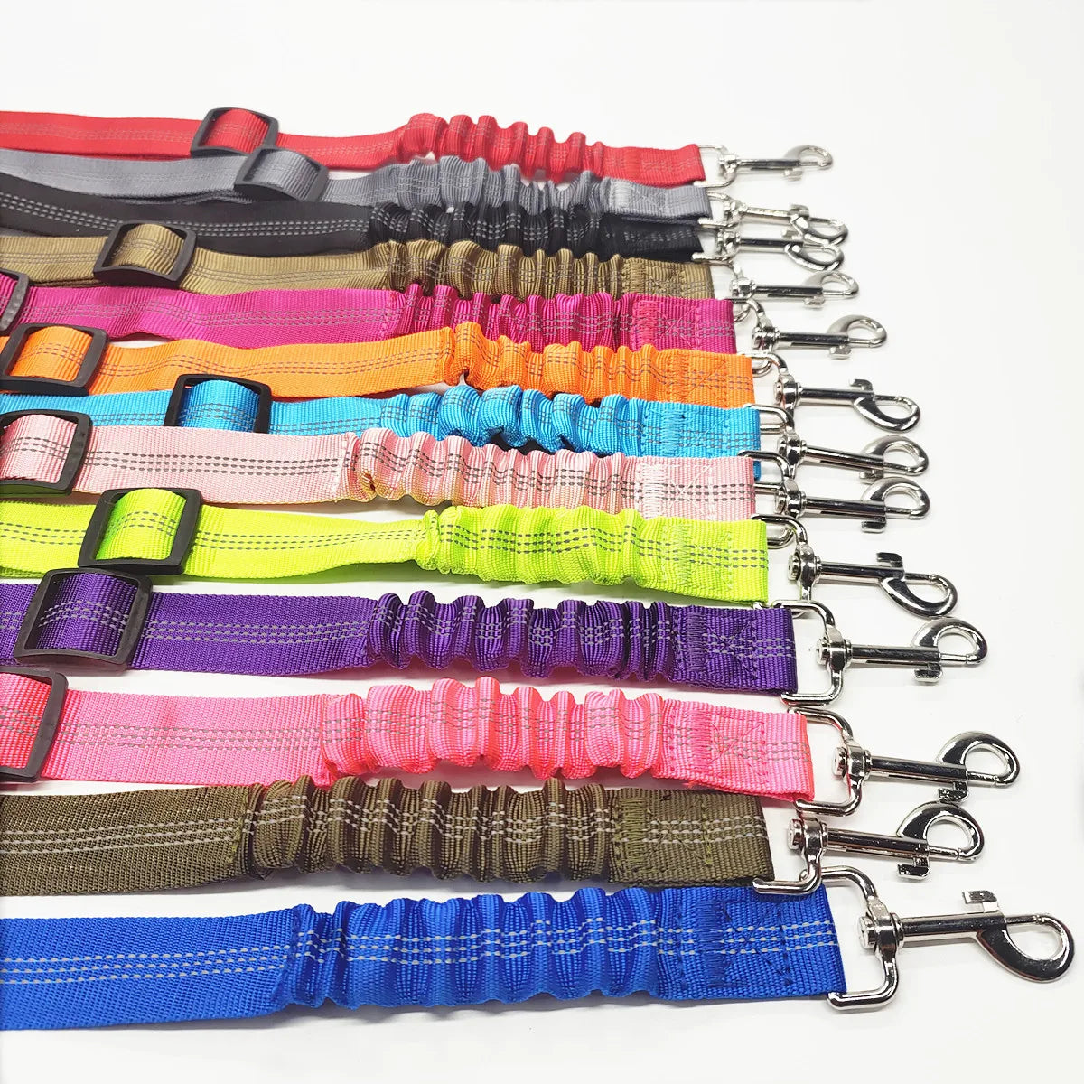 Safety-Focused Adjustable Dog Car Seat Belt Harness for Secure Travel with Reflective Nylon Design