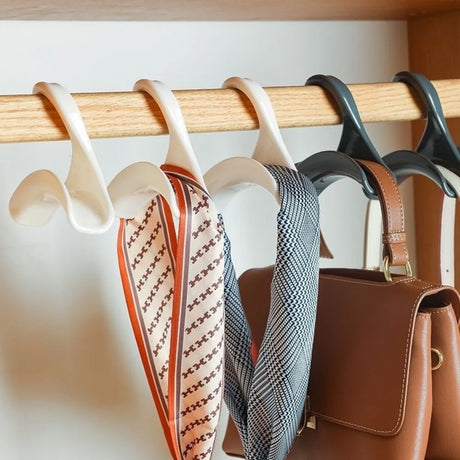 Bag Hook Handbag Arch Hook Tie Scarf Buckle Home Wardrobe Storage Tool for Organization