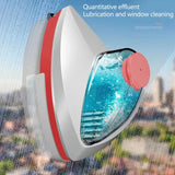 Double Sided Magnetic Window Cleaning Tool with Automatic Drainage Wiper