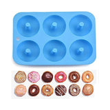 Silicone Donut Mold for Baking 6 Doughnuts and Mini Cupcakes