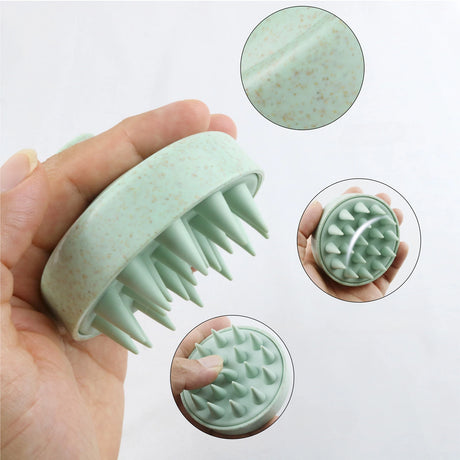 Massage and Cleanse Silicone Hair Care Brush Head