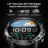 Ultra HD AMOLED Display Smartwatch with Voice Calling Feature and Military-Grade Durability