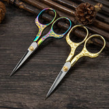 Elegant Mini Stainless Steel Sewing Scissors for Needlework and Fabric Cutting