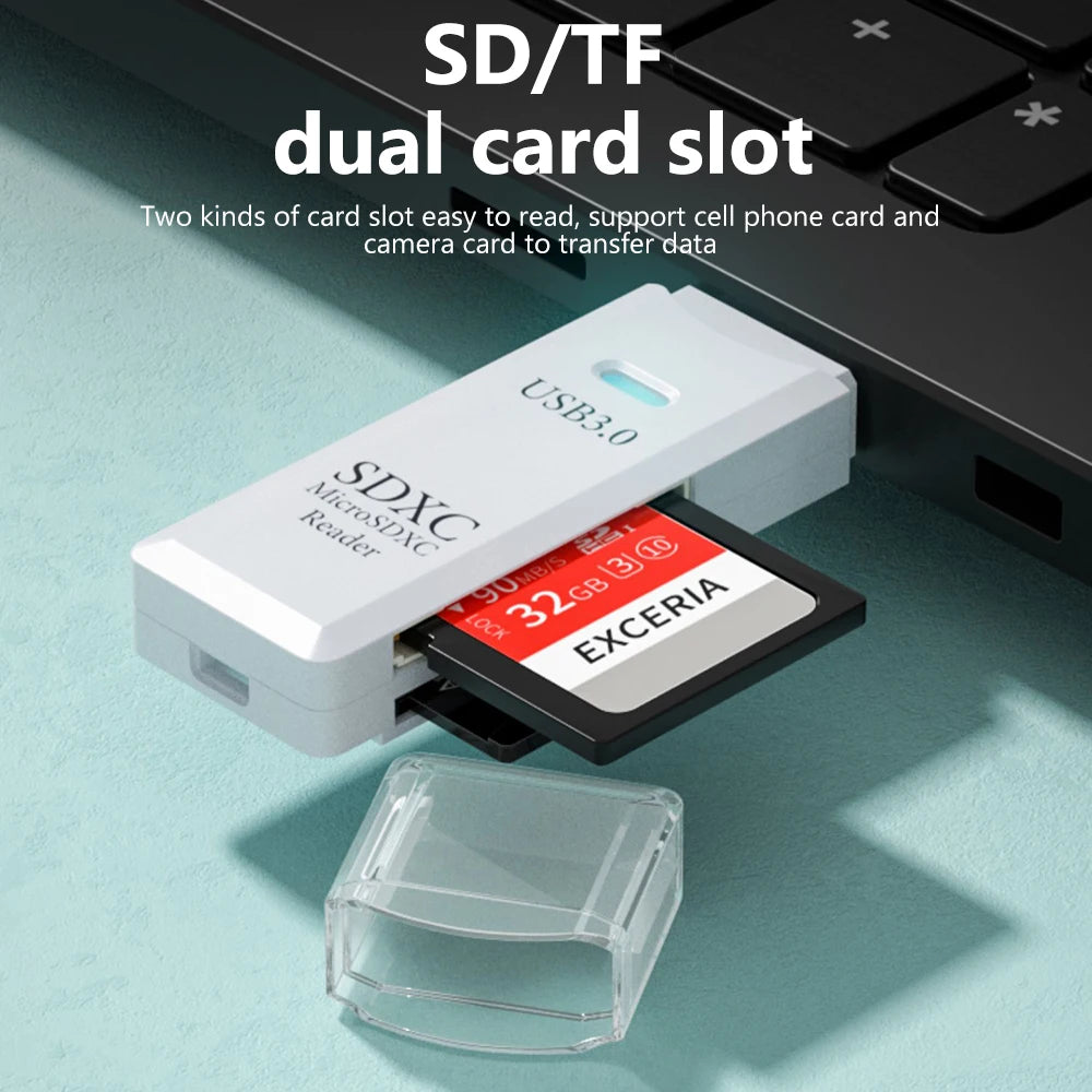 2 in 1 USB 3.0 Card Reader