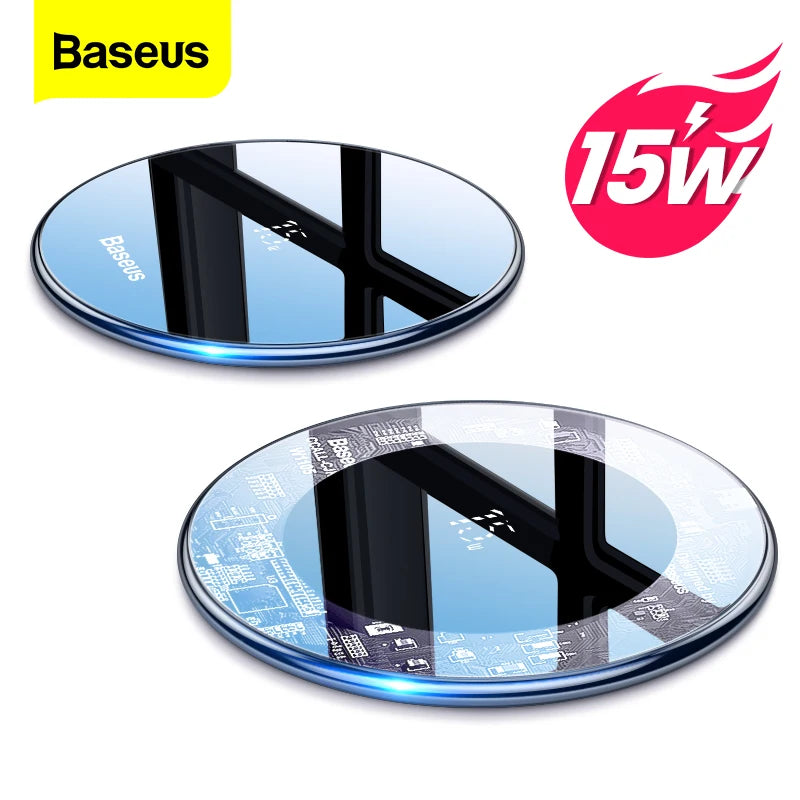 15W Ultra-Thin Qi Wireless Fast Charging Pad