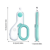 LED Light Professional Pet Nail Clipper with Safety Lock: Easy and Painless Grooming Tool Kit