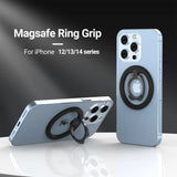 Enhanced Magnetic Phone Ring Holder for iPhone 12-15 Pro/Pro Max - Premium Zinc Alloy with Powerful Magnets