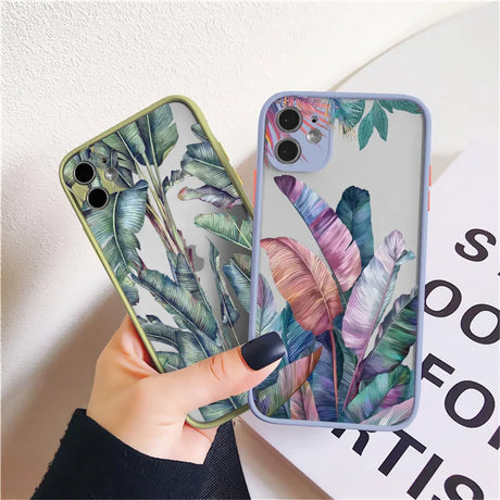 Tropical Palm Leaf Floral iPhone Case