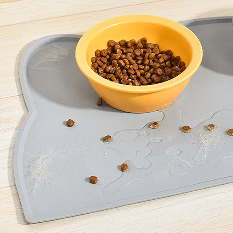 Waterproof Silicone Pet Feeding Mat for Dogs and Cats