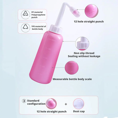 Mom's Portable Peri Bottle for Postpartum and Personal Hygiene