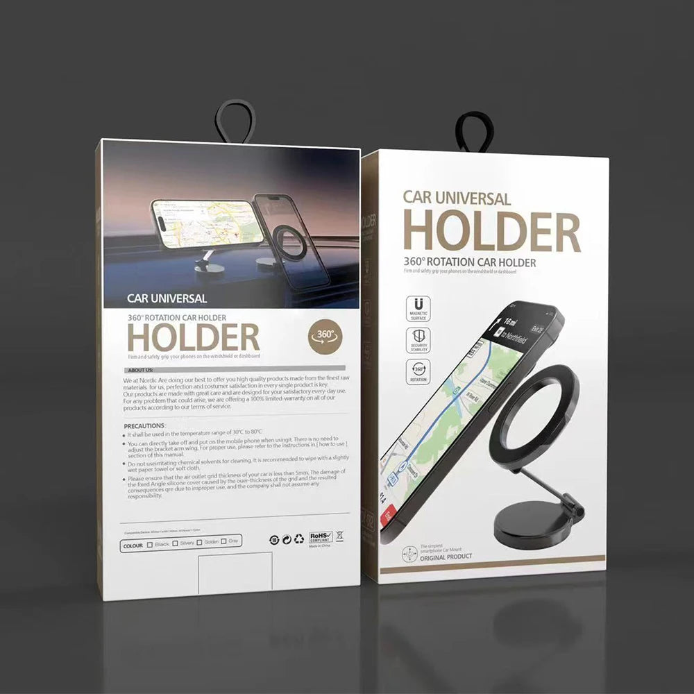 Universal Magnet Car Mount Phone Holder with Heat Resistance and Scratch-Resistant