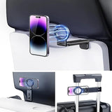 Airplane Magnetic Phone Holder for Travel with Adjustable Stand for iPhone 15/14/13/12 Pro Max