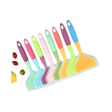 Silicone Wide-Mouth Spatula for Kitchen Cooking - Colorful Cooking Tools for Beef, Eggs, Pizza, and More