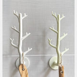 Scandinavian Inspired Branch Hook Wall Organizer and Coat Rack