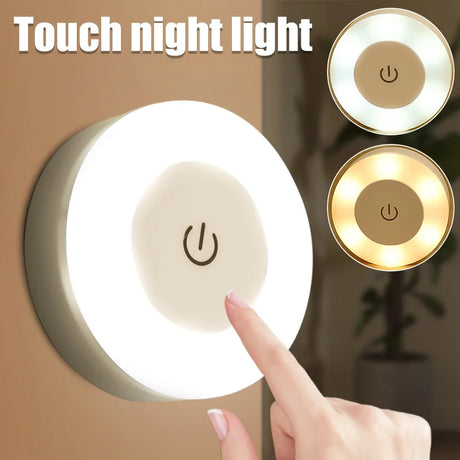 Touch Sensor Night Lights: Portable Dimmable LED Magnetic Base Wall Light