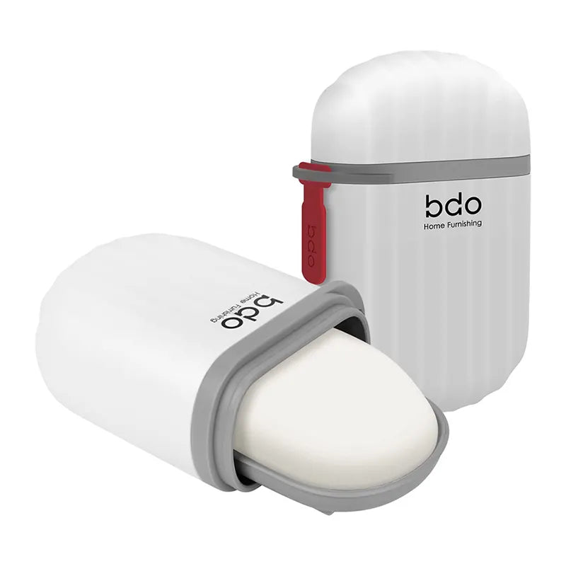 Compact Travel-Friendly Soap Container with Leak-Proof Lid: High-Quality Plastic Soap Holder